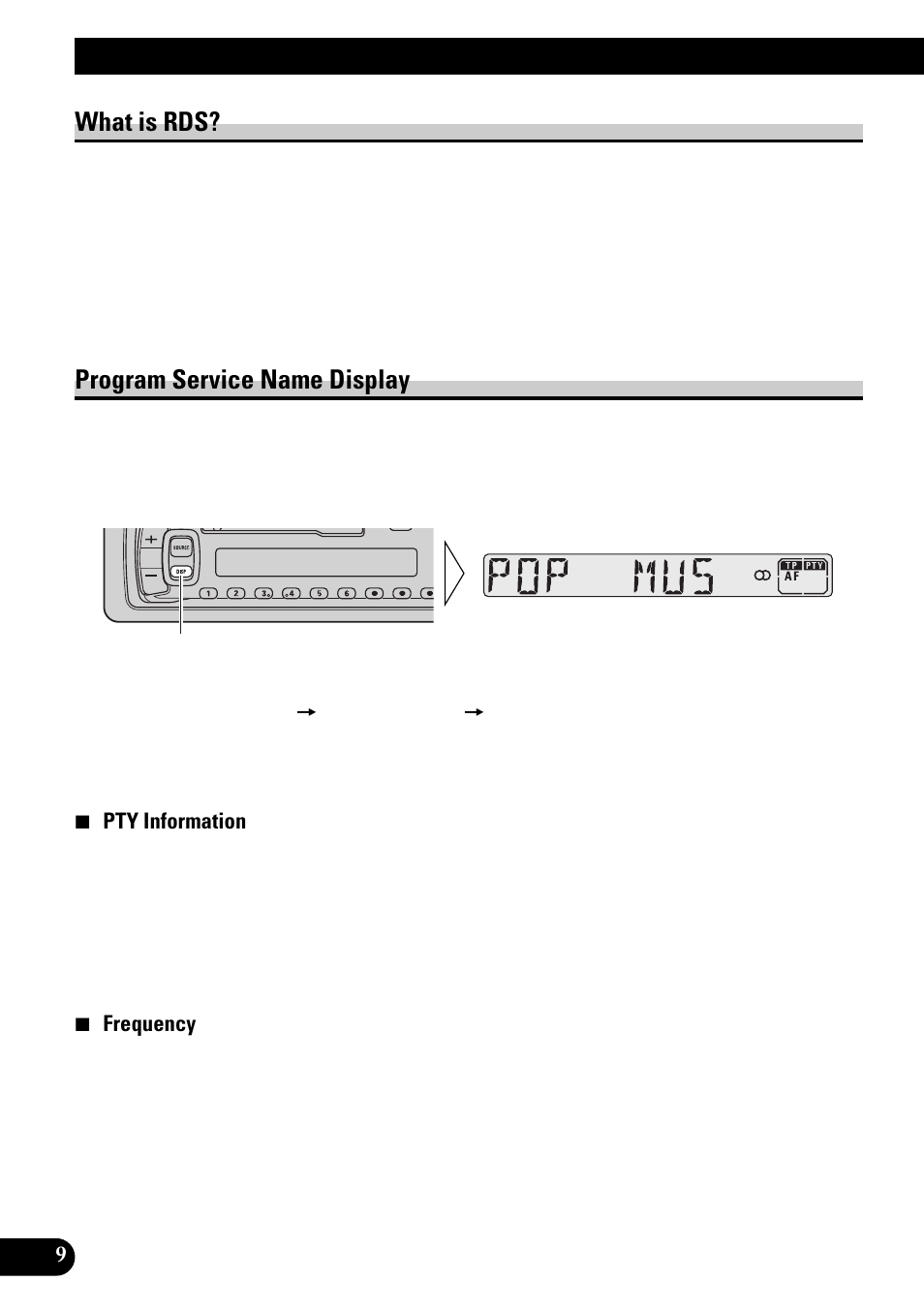 Using rds functions, What is rds, Program service name display | Pioneer KEH-3900R User Manual | Page 10 / 80
