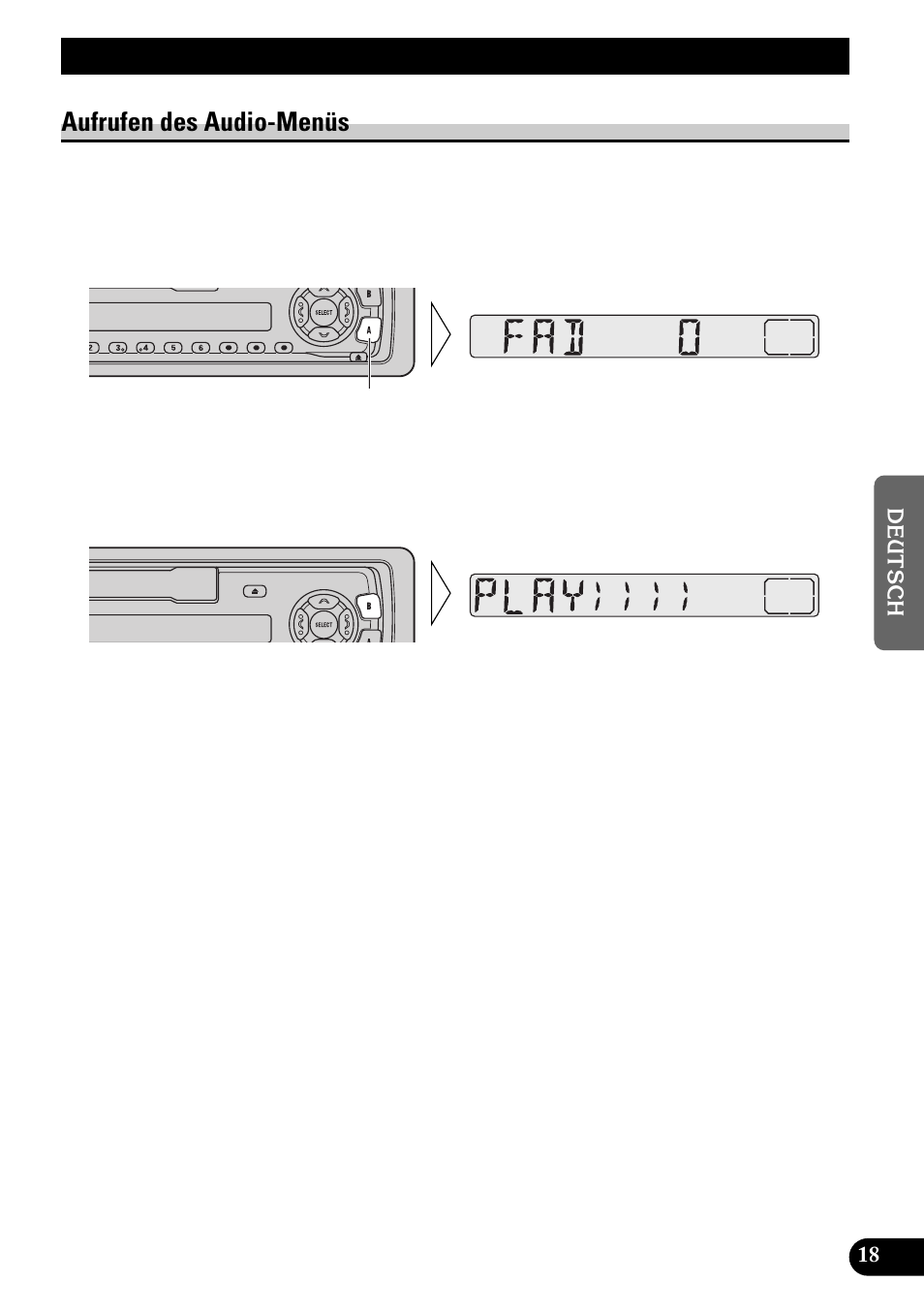 Audio-einstellung, Aufrufen des audio-menüs | Pioneer KEH-3900R User Manual | Page 71 / 80