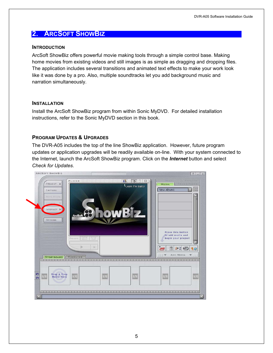 Introduction, Installation, Program updates & upgrades | Pioneer A05 User Manual | Page 5 / 17