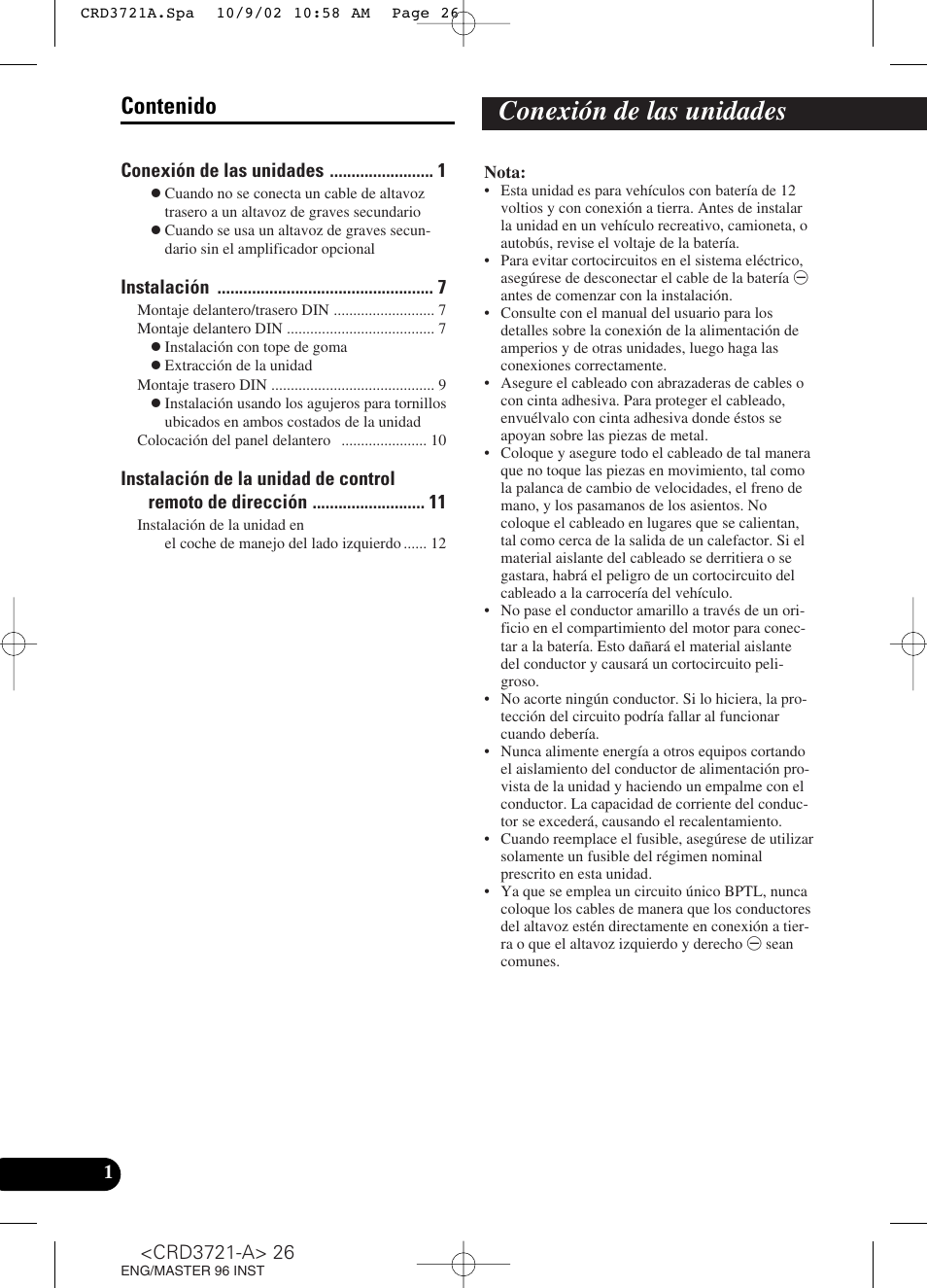 Pioneer CD Receiver DEH-P550MP User Manual | Page 26 / 40