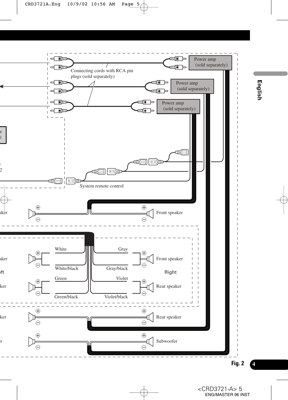 Pioneer CD Receiver DEH-P550MP User Manual | Page 5 / 40