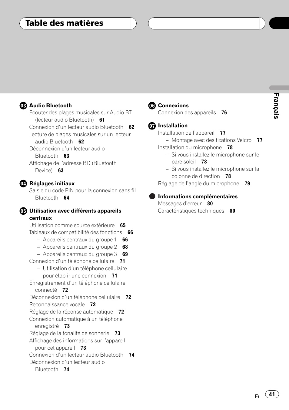 Pioneer CD-BTB200 User Manual | Page 41 / 121