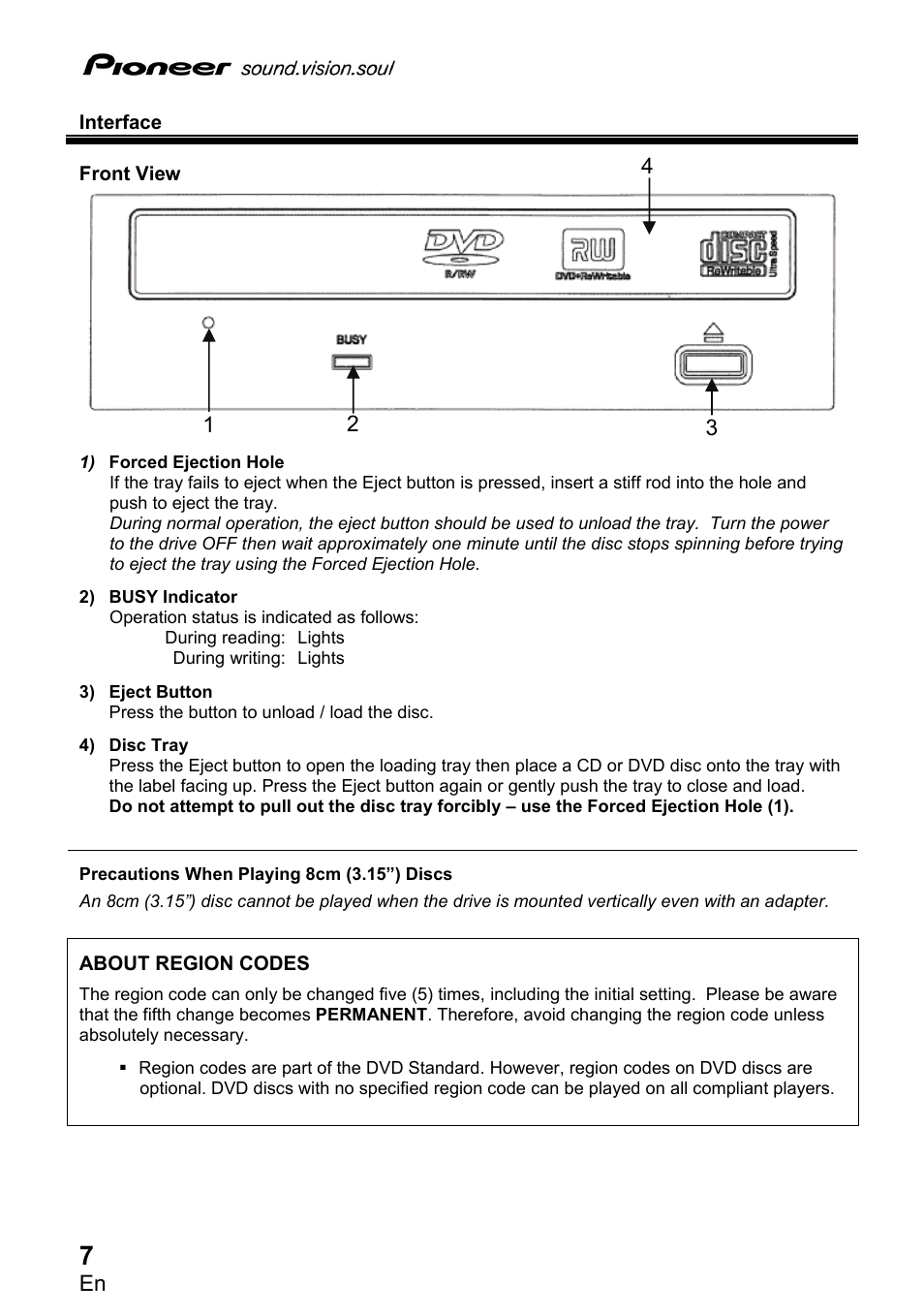 Pioneer DVR-2810 User Manual | Page 8 / 32