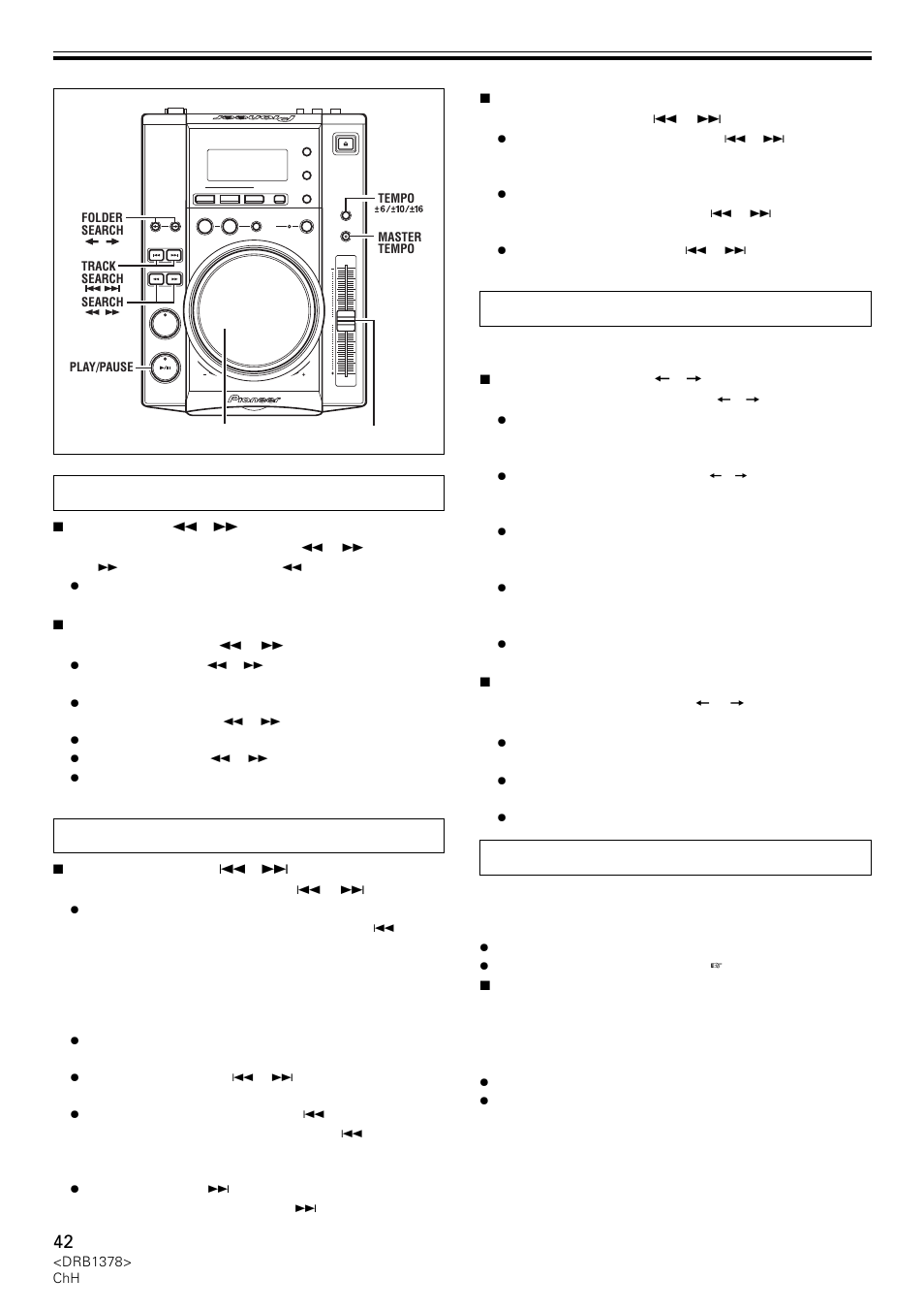 Pioneer CDJ-200 User Manual | Page 42 / 48