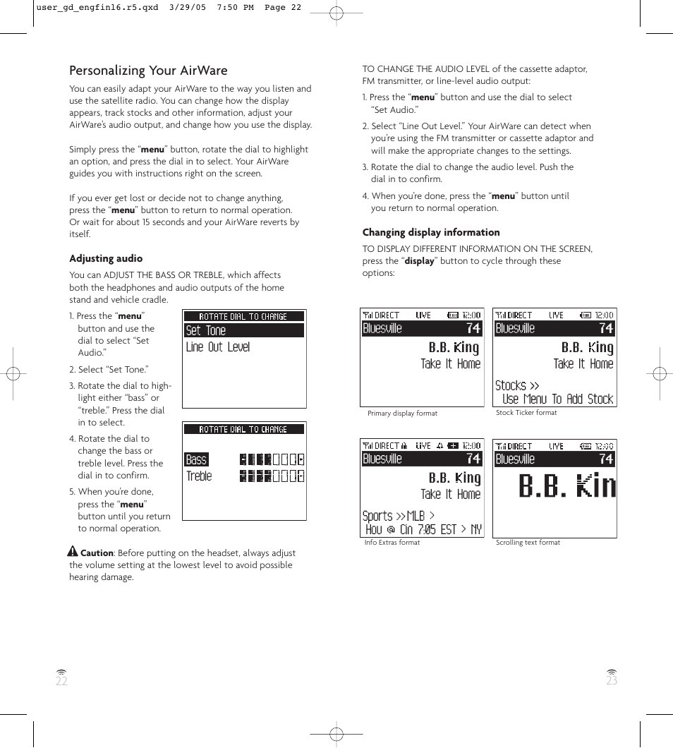 Personalizing your airware | Pioneer GEX-AIRWARE1 User Manual | Page 12 / 23