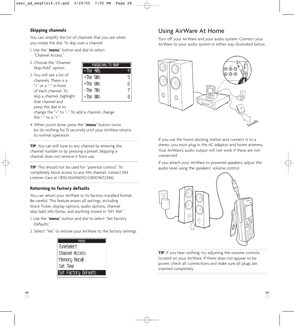 Using airware at home | Pioneer GEX-AIRWARE1 User Manual | Page 15 / 23
