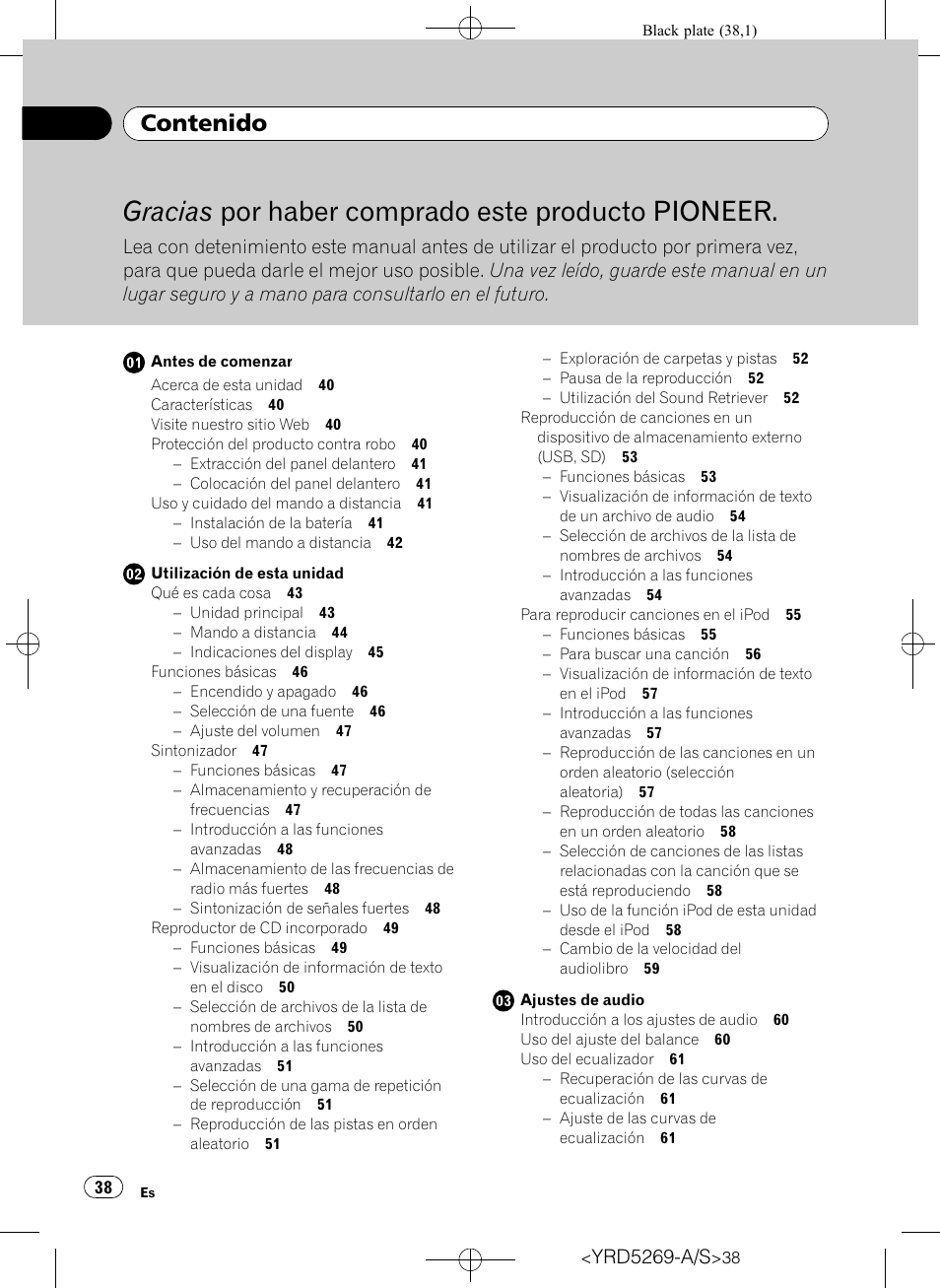 Pioneer Super Tuner III D DEH-3100UB User Manual | Page 38 / 112