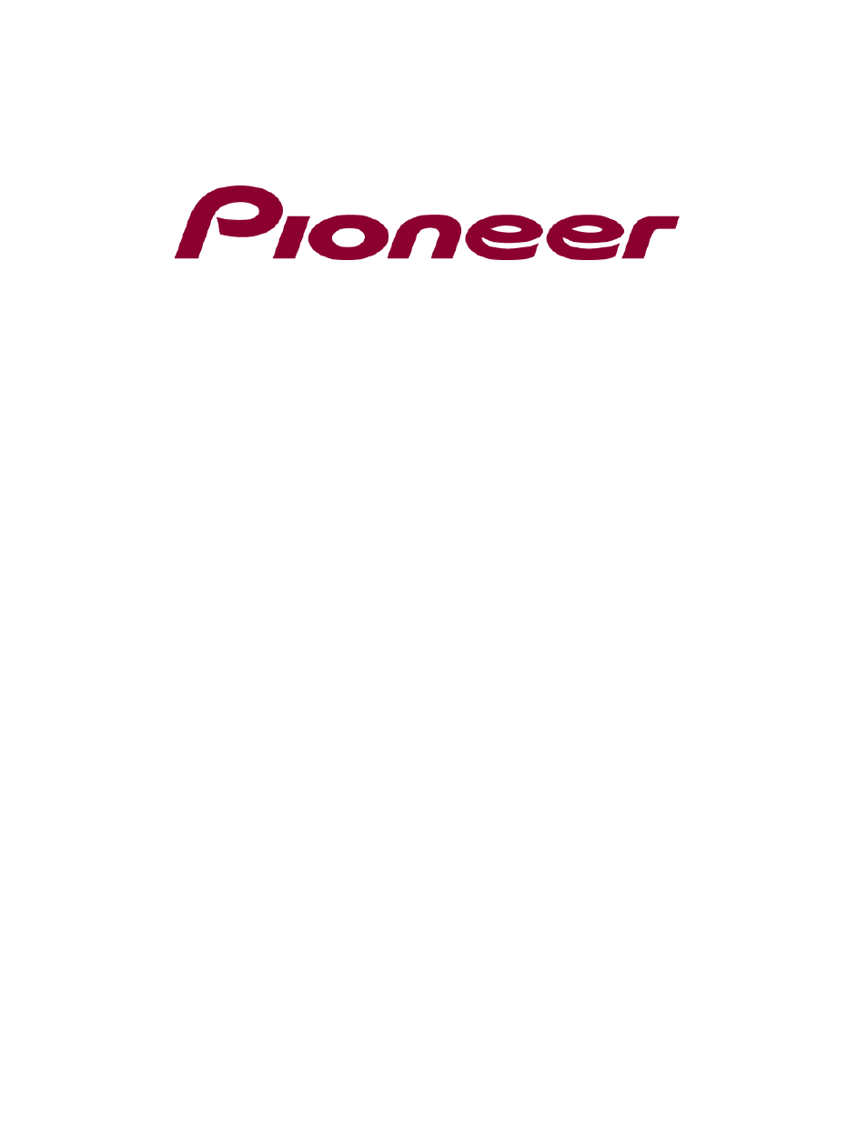 Pioneer Drive r11 User Manual | 59 pages