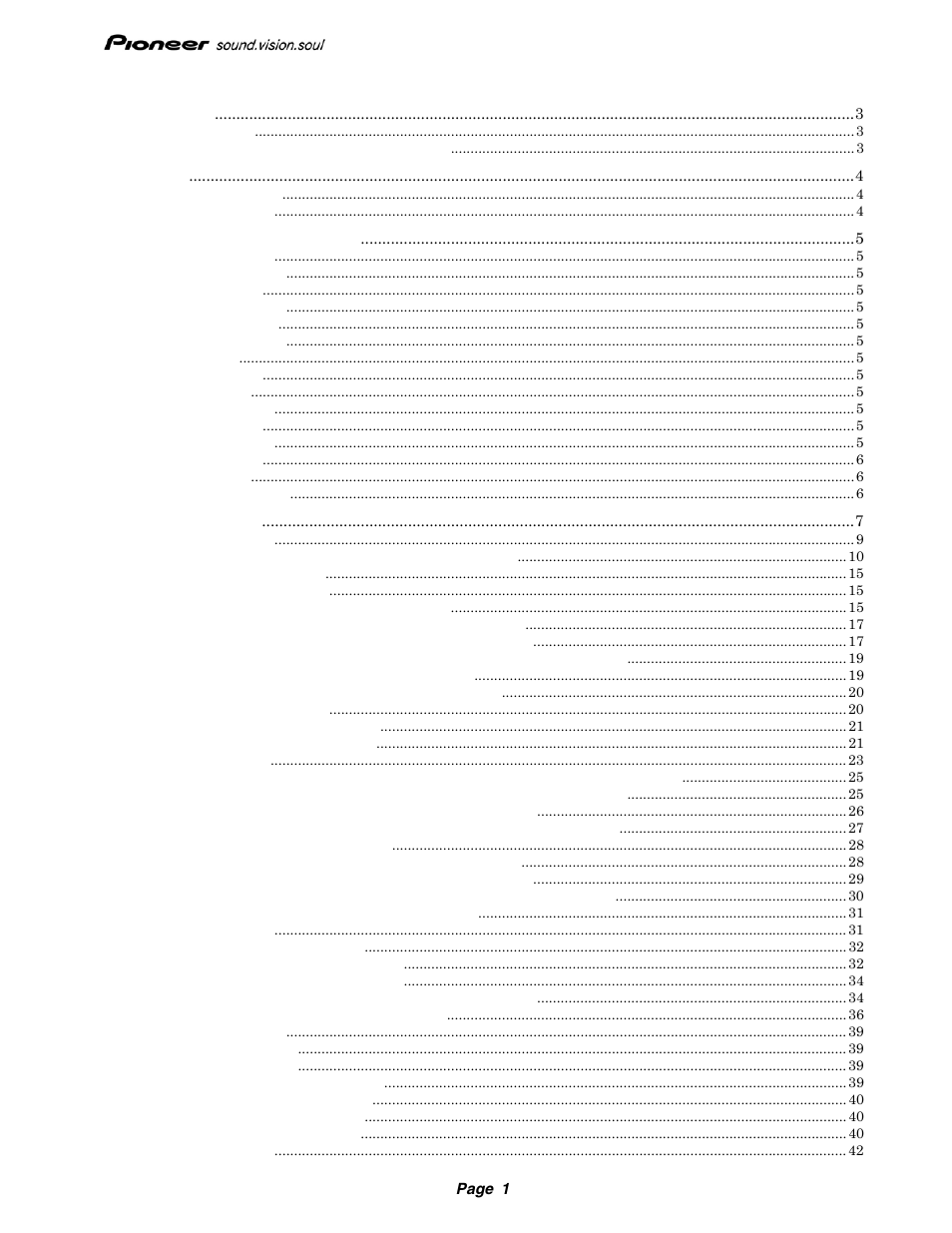 Pioneer Drive r11 User Manual | Page 2 / 59