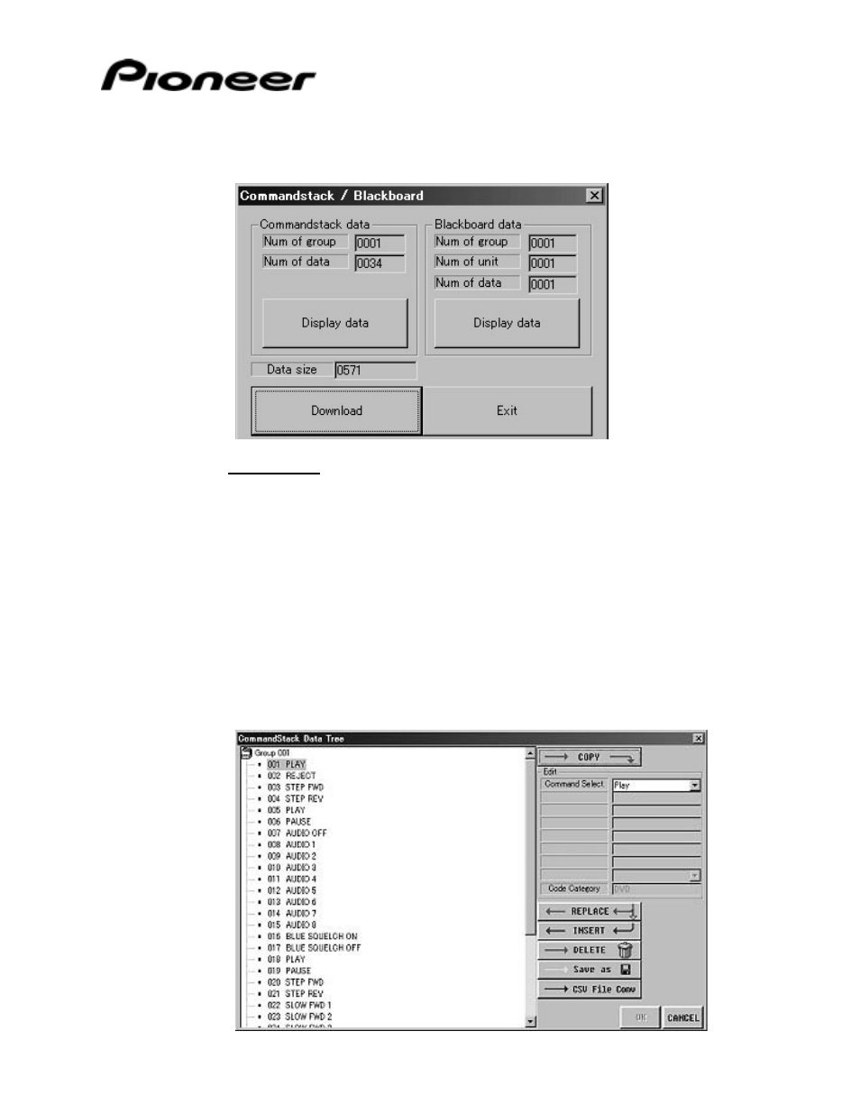 Pioneer DataMan 2Serial Communication Tool for Pioneer Industrial DVD Video Player DVD-V7400 User Manual | Page 16 / 39