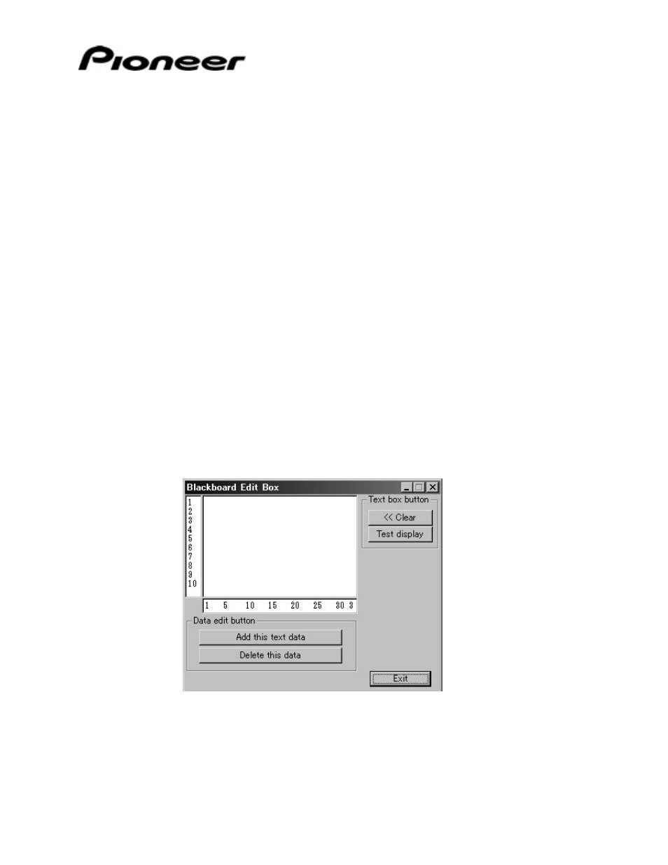 Pioneer DataMan 2Serial Communication Tool for Pioneer Industrial DVD Video Player DVD-V7400 User Manual | Page 23 / 39