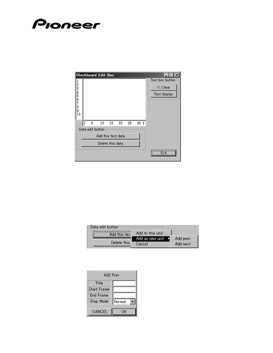 Pioneer DataMan 2Serial Communication Tool for Pioneer Industrial DVD Video Player DVD-V7400 User Manual | Page 28 / 39