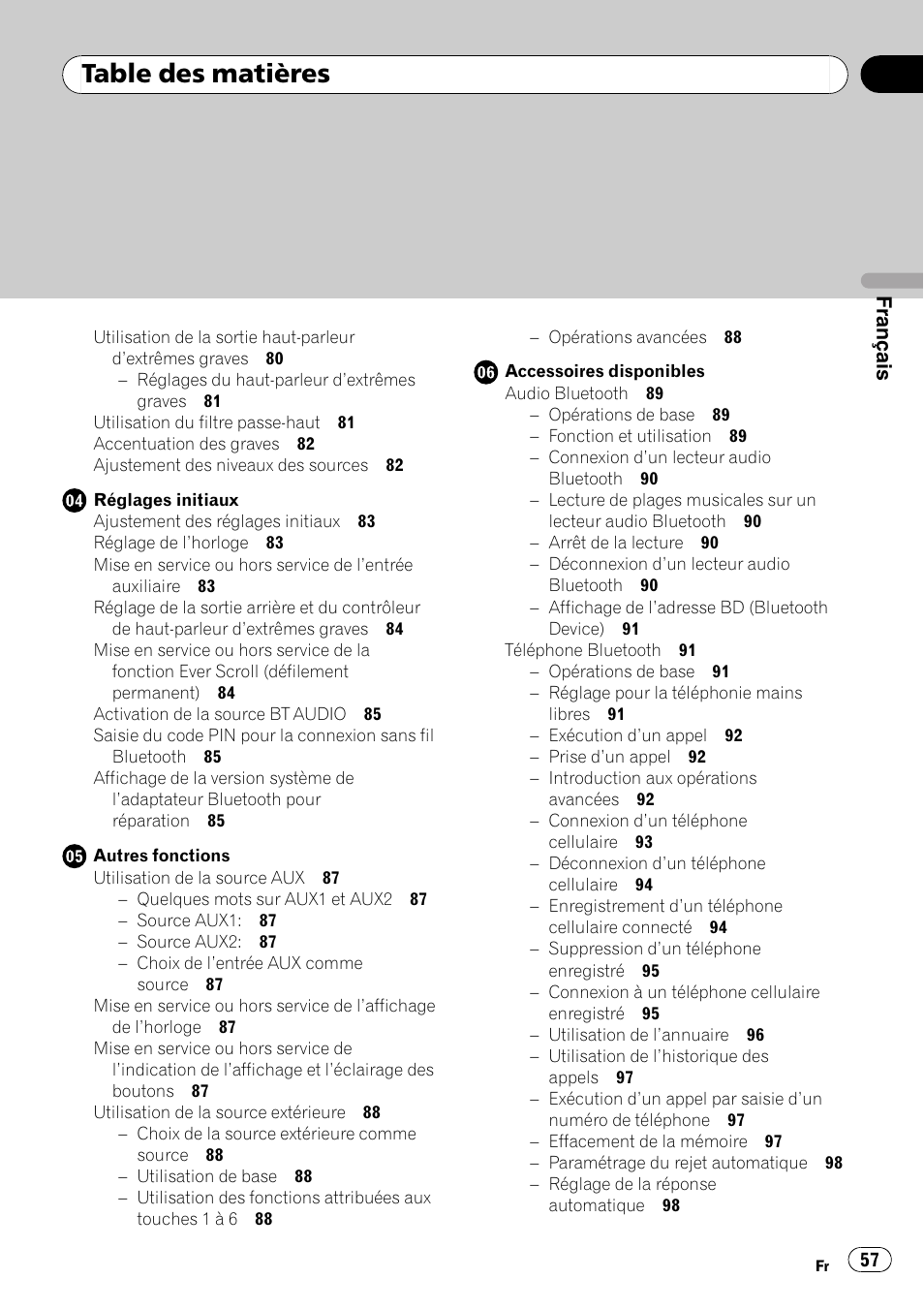Pioneer DEH-P3100UB User Manual | Page 57 / 177