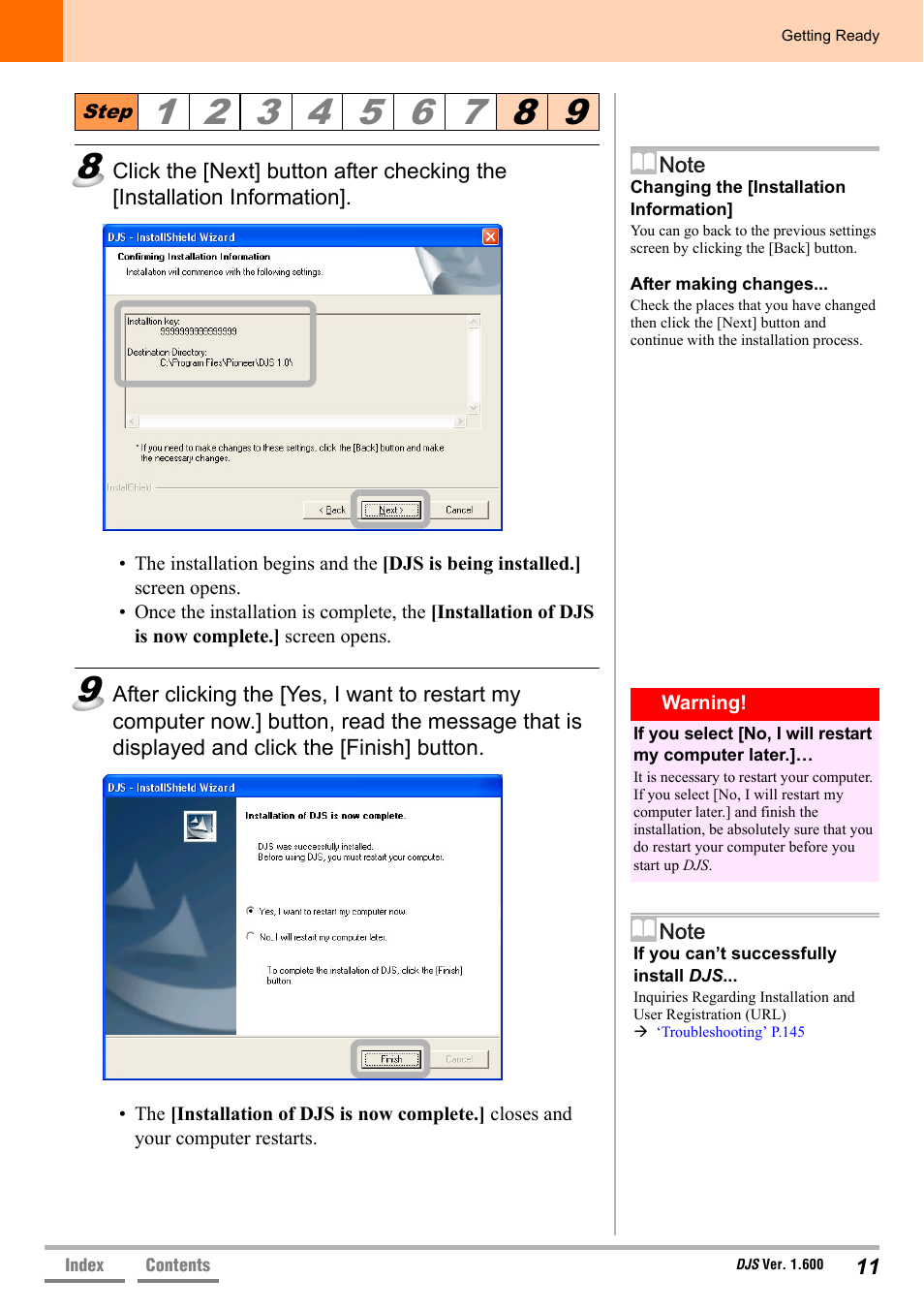 Pioneer SVJ-DL01 User Manual | Page 11 / 156
