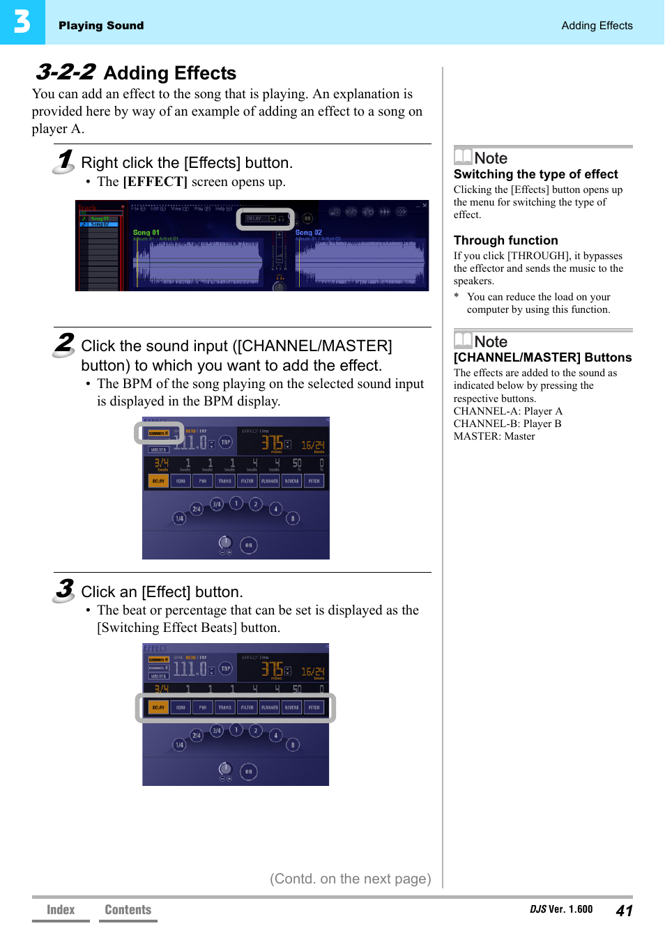 2-2 adding effects, Adding effects | Pioneer SVJ-DL01 User Manual | Page 41 / 156