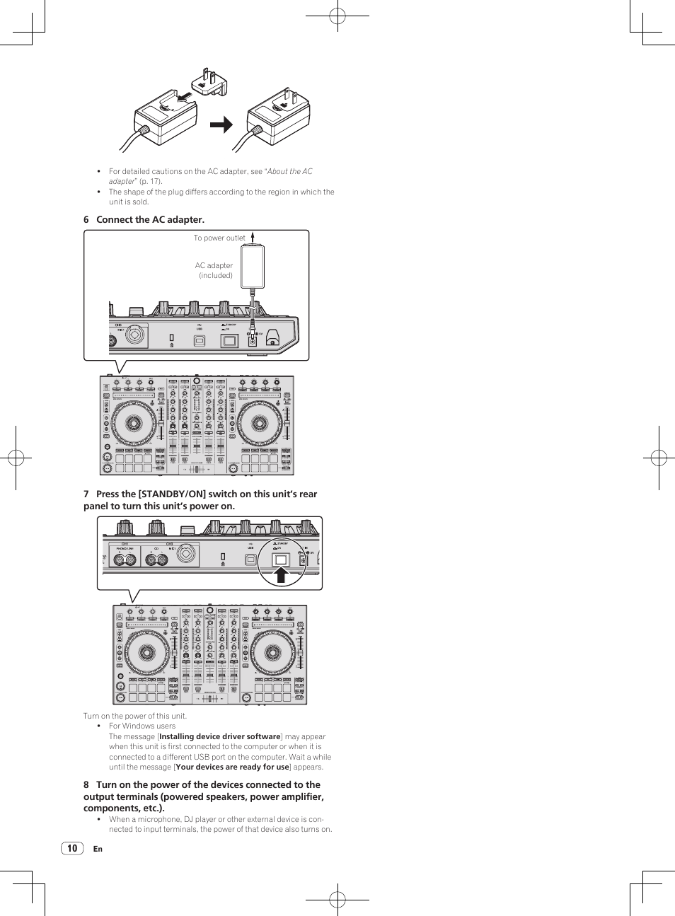 Pioneer DDJ-SX User Manual | Page 10 / 24