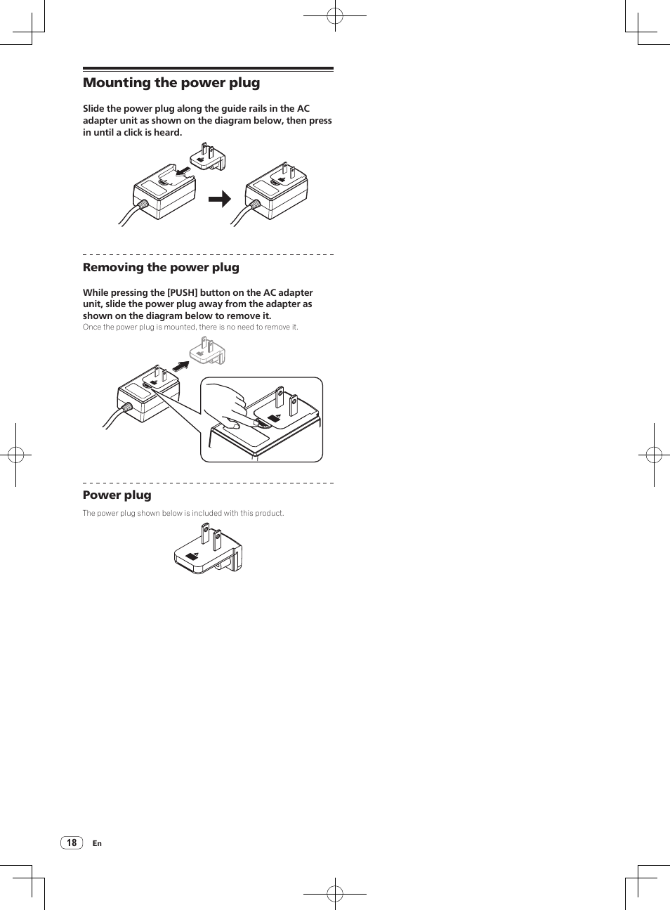 Mounting the power plug | Pioneer DDJ-SX User Manual | Page 18 / 24