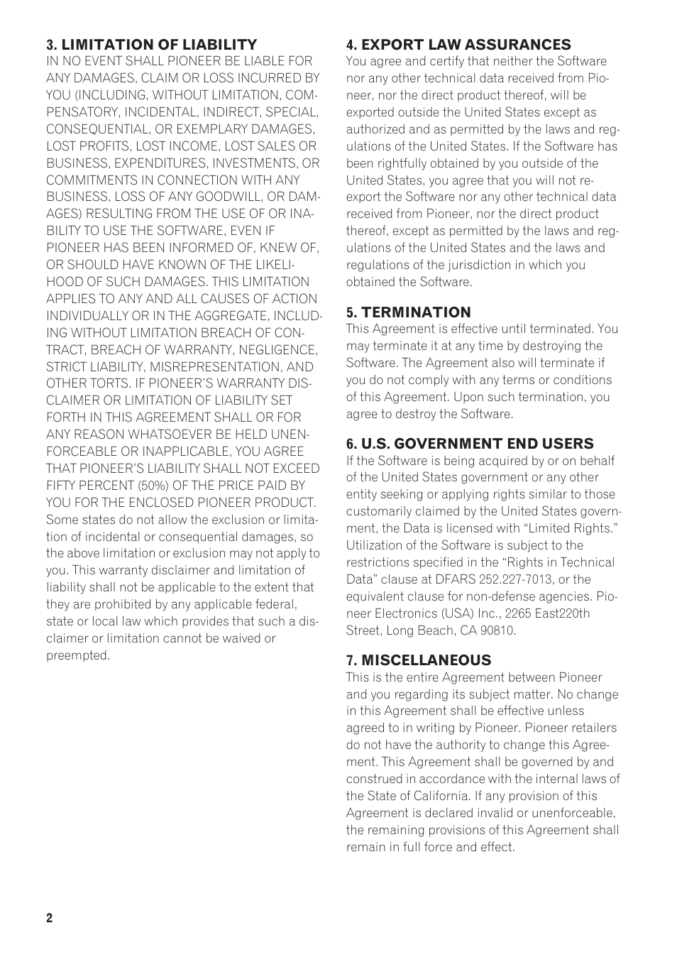 Pioneer AVIC-D1 User Manual | Page 4 / 133