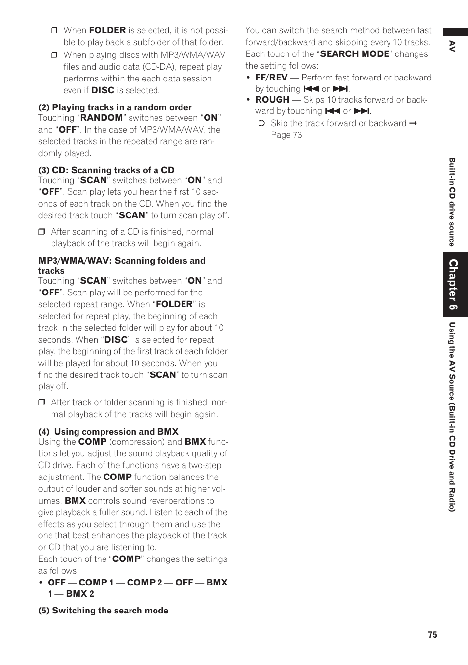 Chapter 6 | Pioneer AVIC-D1 User Manual | Page 77 / 133