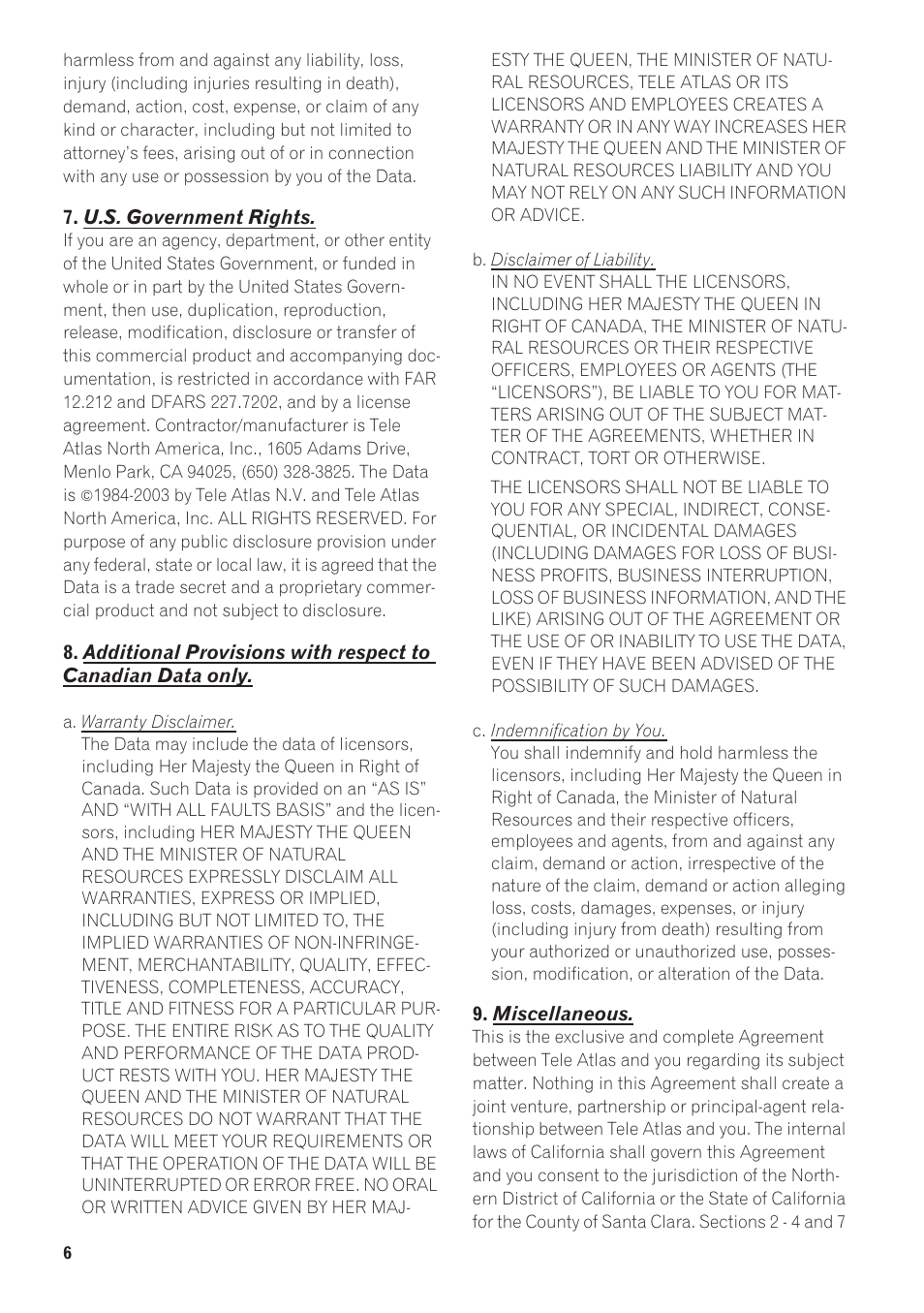 Pioneer AVIC-D1 User Manual | Page 8 / 133
