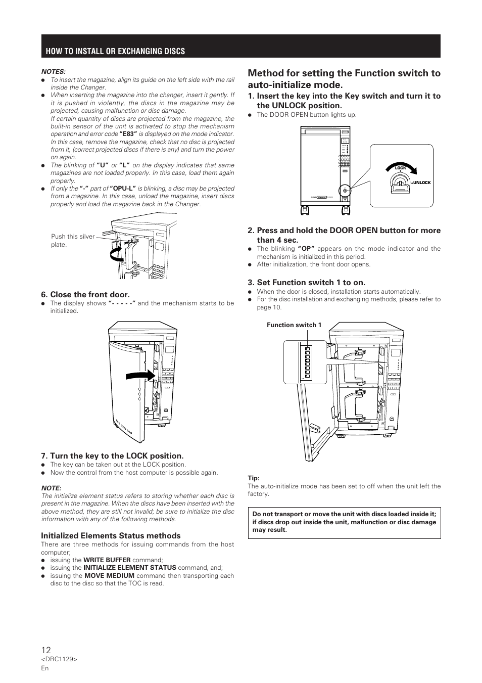 Pioneer DRM-1004 User Manual | Page 12 / 52