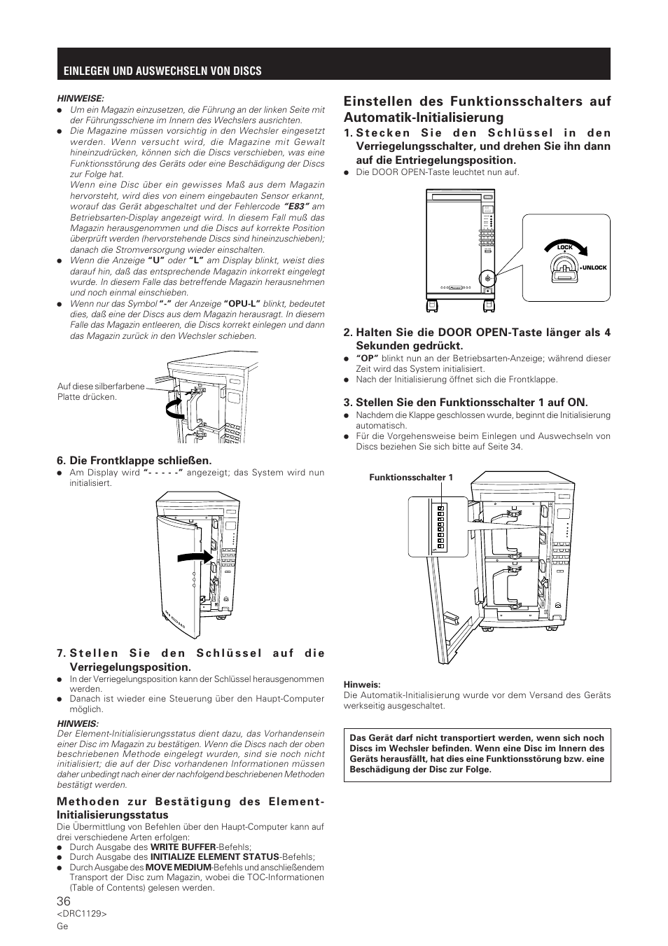Pioneer DRM-1004 User Manual | Page 36 / 52