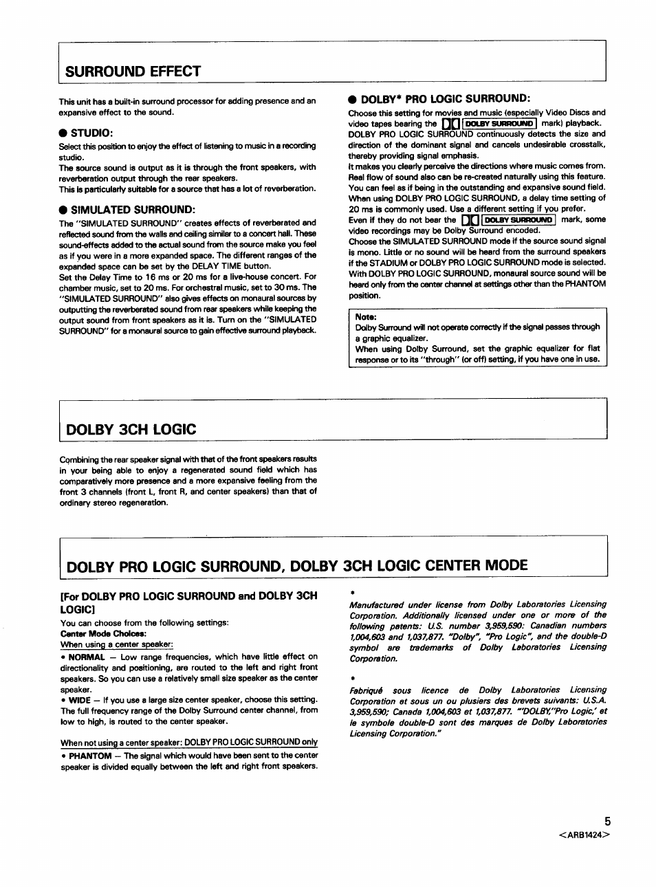 Pioneer VSX-452 User Manual | Page 5 / 24