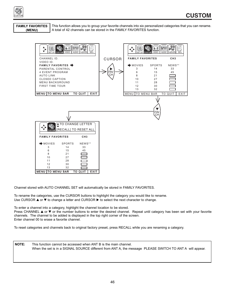 Custom | Pioneer 53SBX59B User Manual | Page 46 / 72