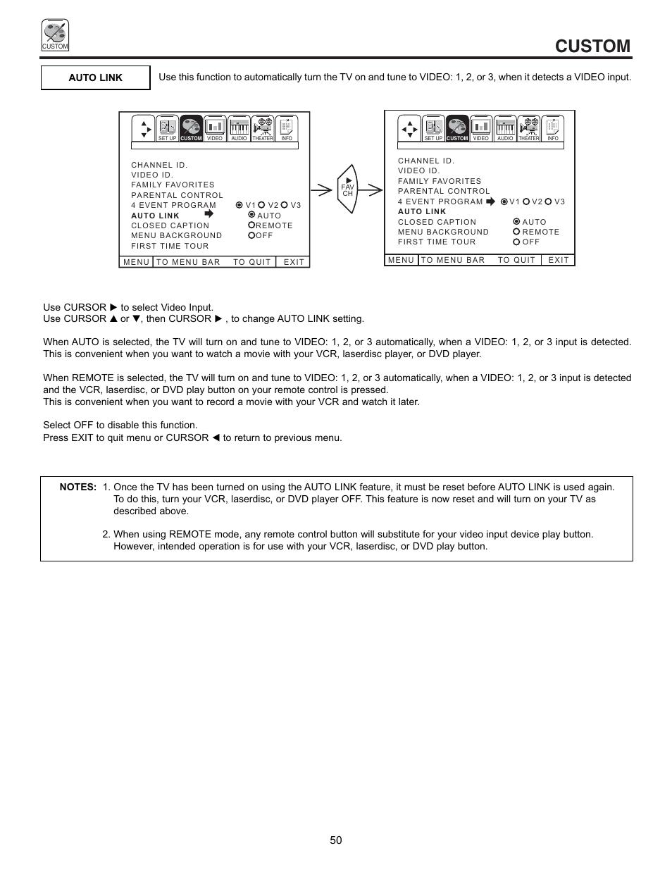 Custom | Pioneer 53SBX59B User Manual | Page 50 / 72