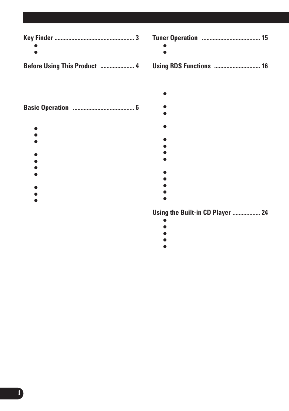 Pioneer DEH-P4100R User Manual | Page 2 / 100
