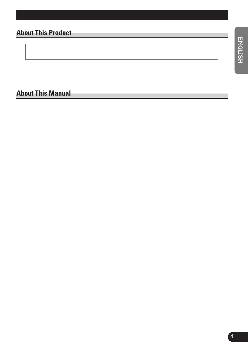 Before using this product, About this product, About this manual | Pioneer DEH-P4100R User Manual | Page 5 / 100