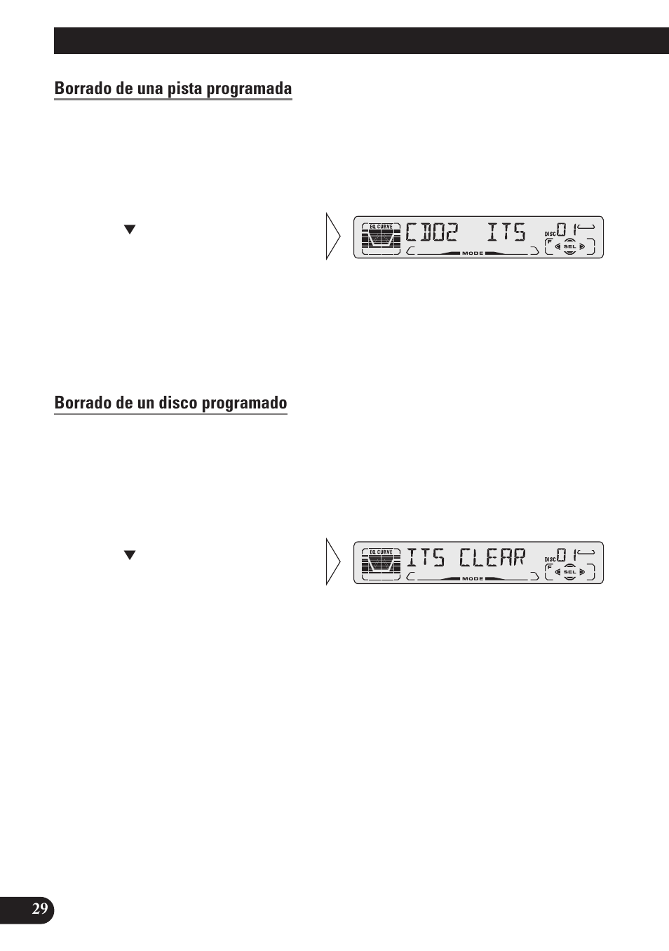Borrado de una pista programada, Borrado de un disco programado, Uso de reproductores de multi-cd | Pioneer DEH-P4100R User Manual | Page 78 / 100