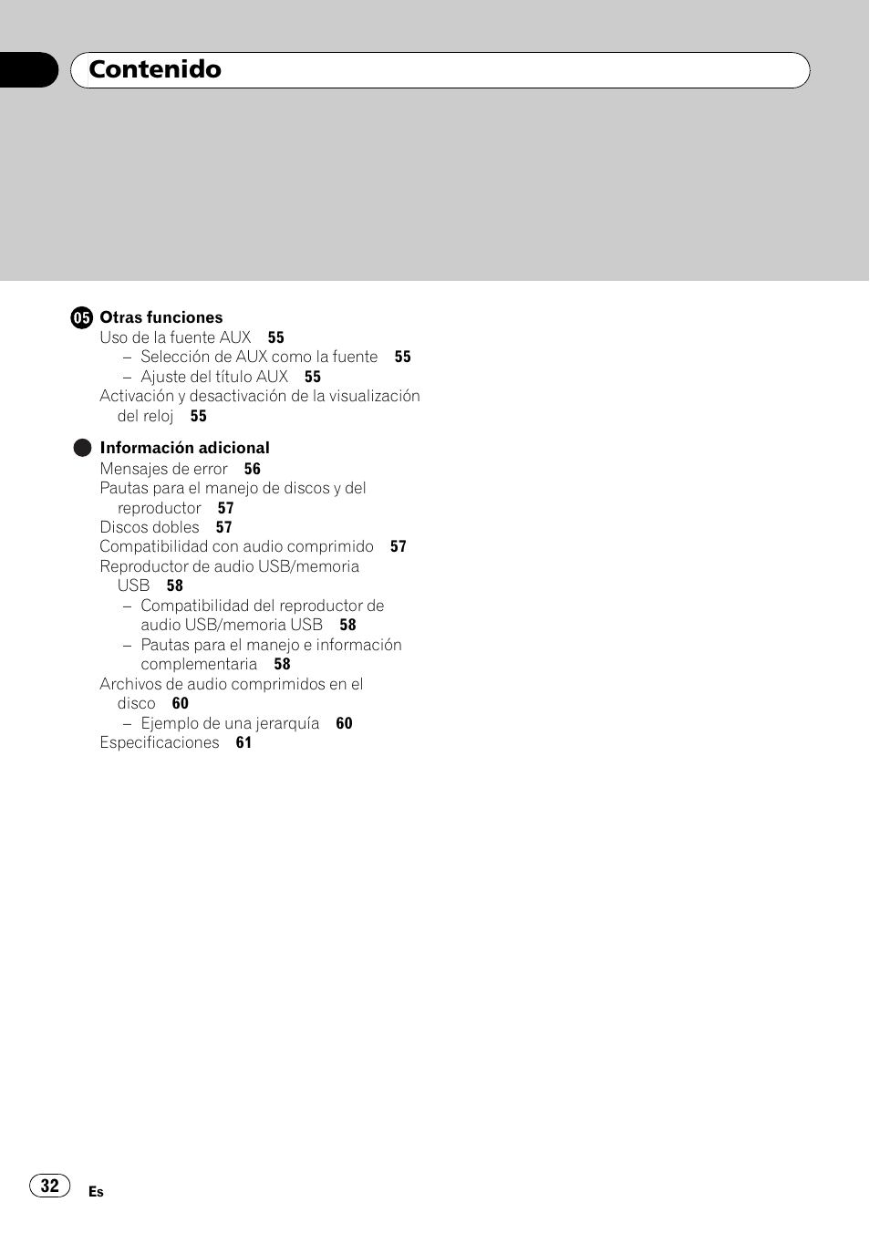 Pioneer DEH-3050UB User Manual | Page 32 / 93