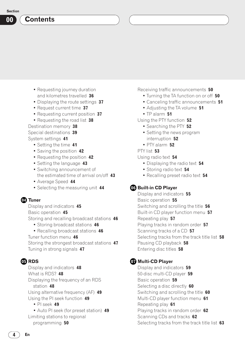 Pioneer ANH-P9R-BK User Manual | Page 4 / 92