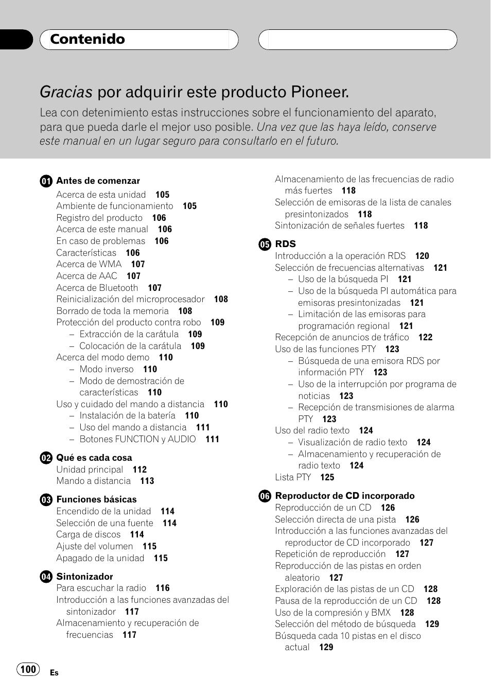 Pioneer DEH-P75BT User Manual | Page 100 / 207