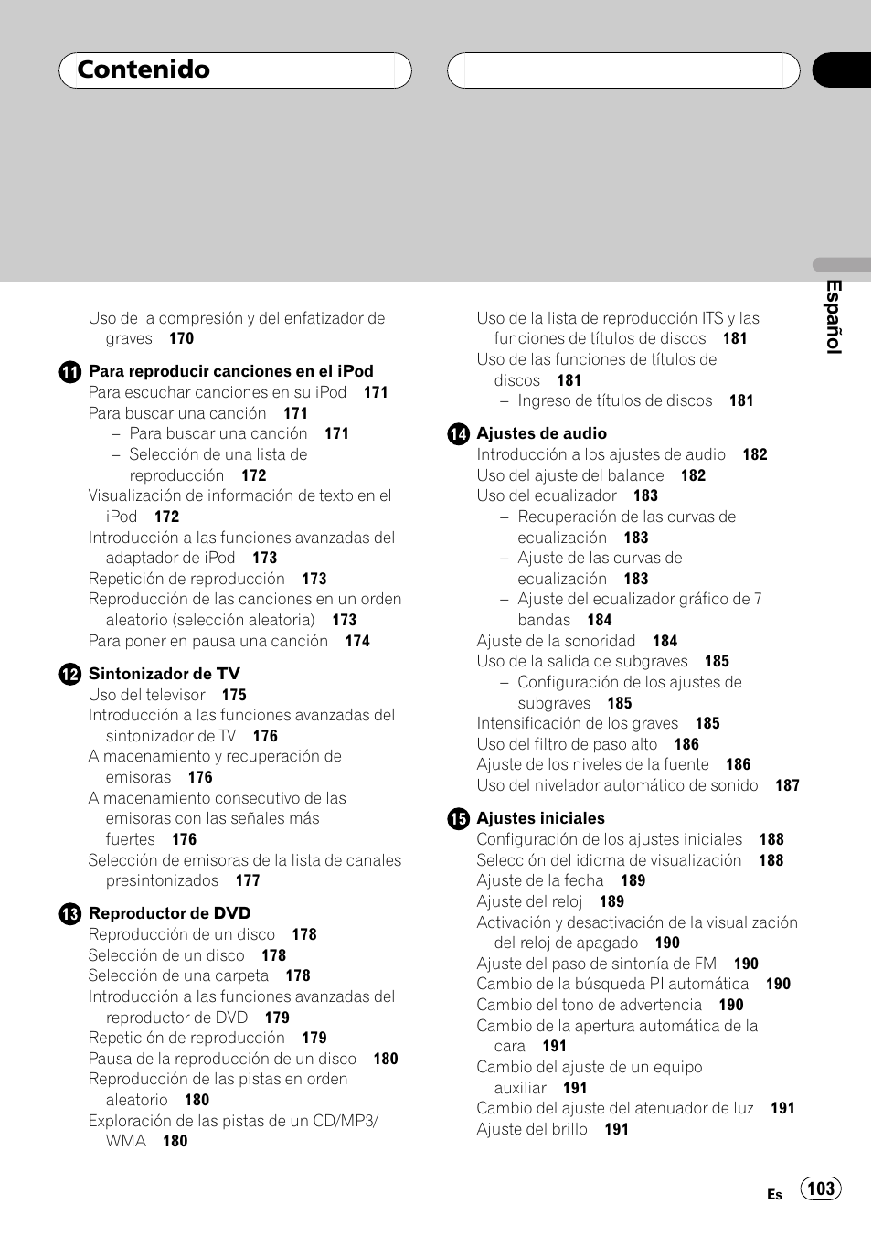 Pioneer DEH-P75BT User Manual | Page 103 / 207