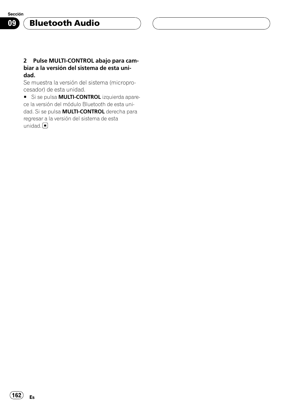 Bluetooth audio | Pioneer DEH-P75BT User Manual | Page 162 / 207