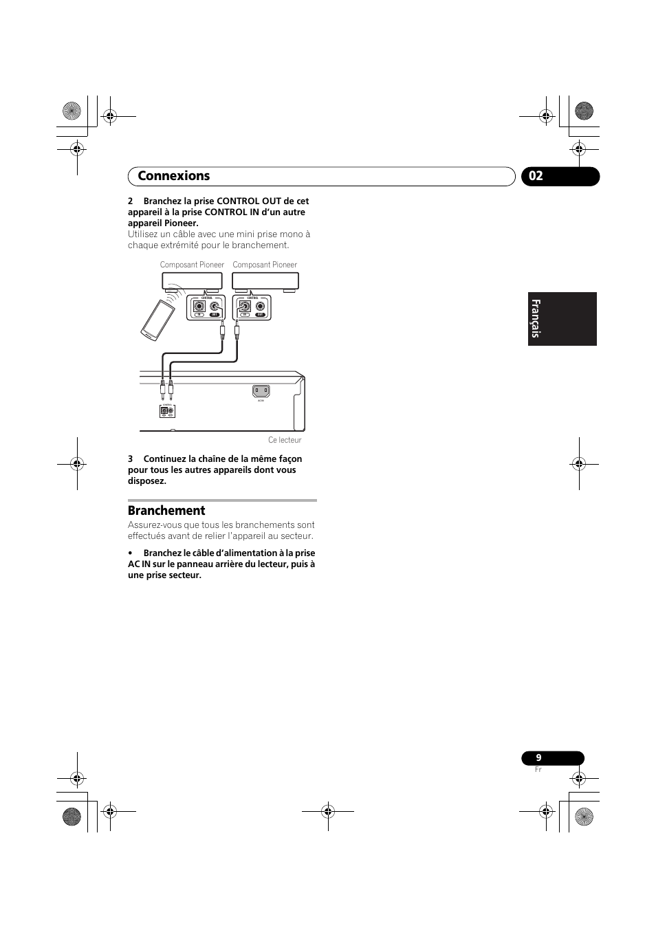 Branchement, Connexions 02 | Pioneer PD-D9-J User Manual | Page 27 / 110