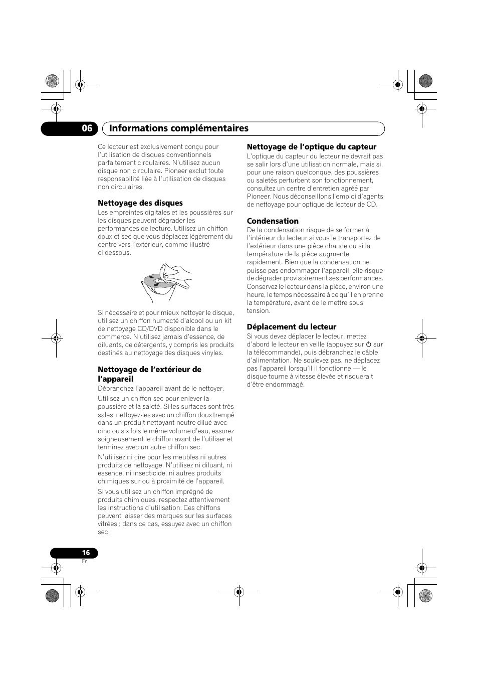 Informations complémentaires 06 | Pioneer PD-D9-J User Manual | Page 34 / 110