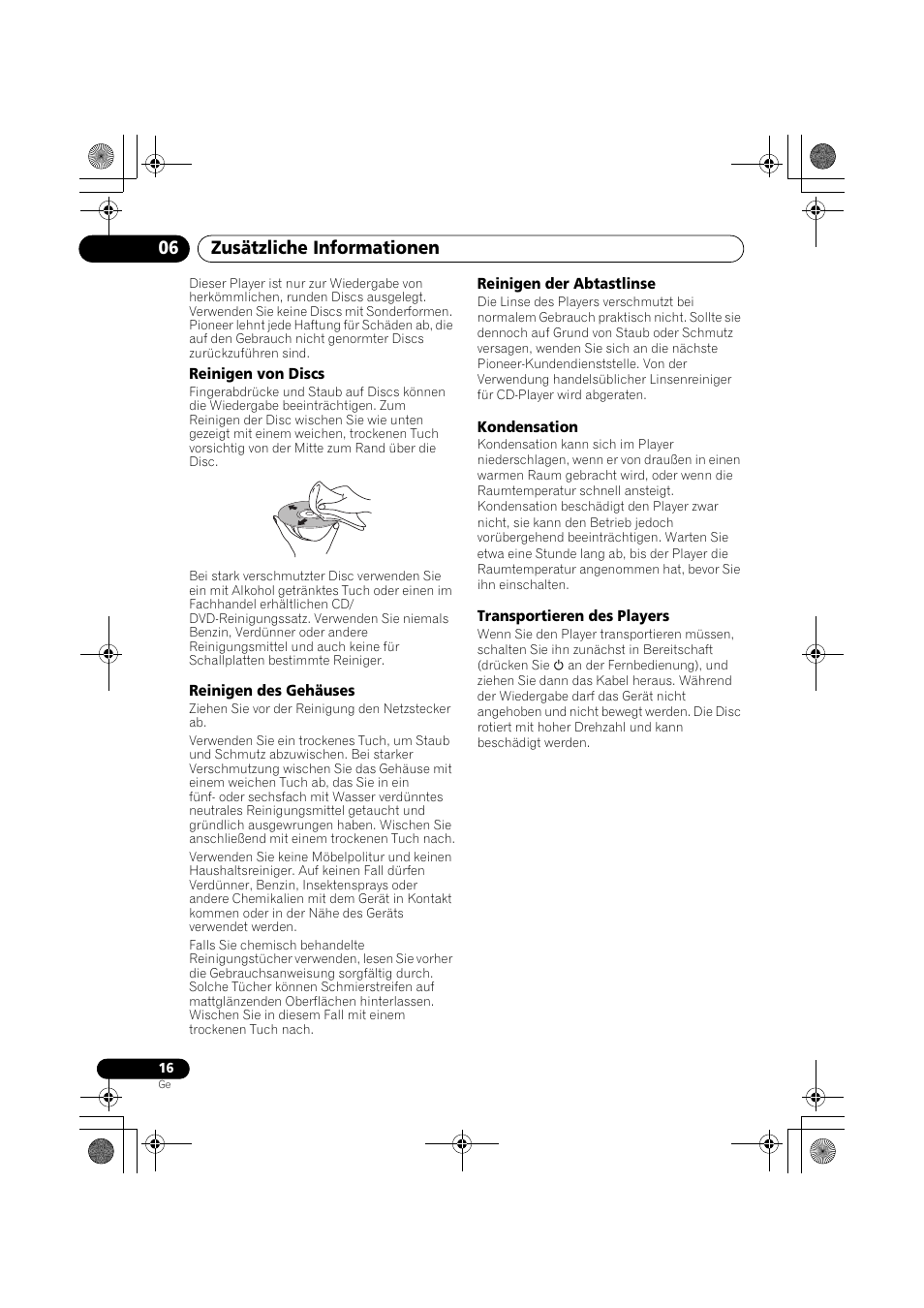 Zusätzliche informationen 06 | Pioneer PD-D9-J User Manual | Page 52 / 110