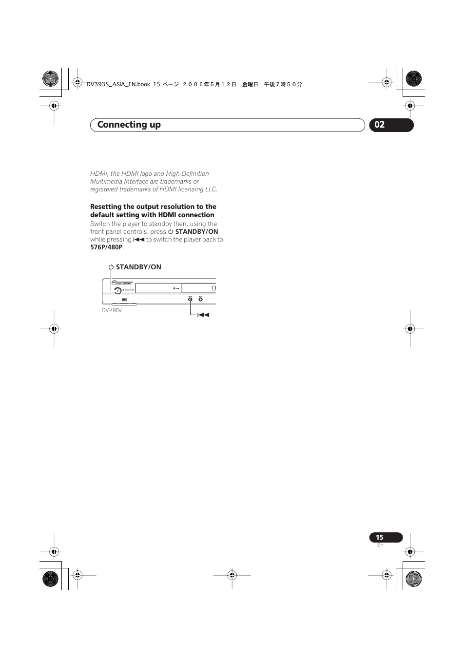 Connecting up 02 | Pioneer DV-595K-S User Manual | Page 15 / 52