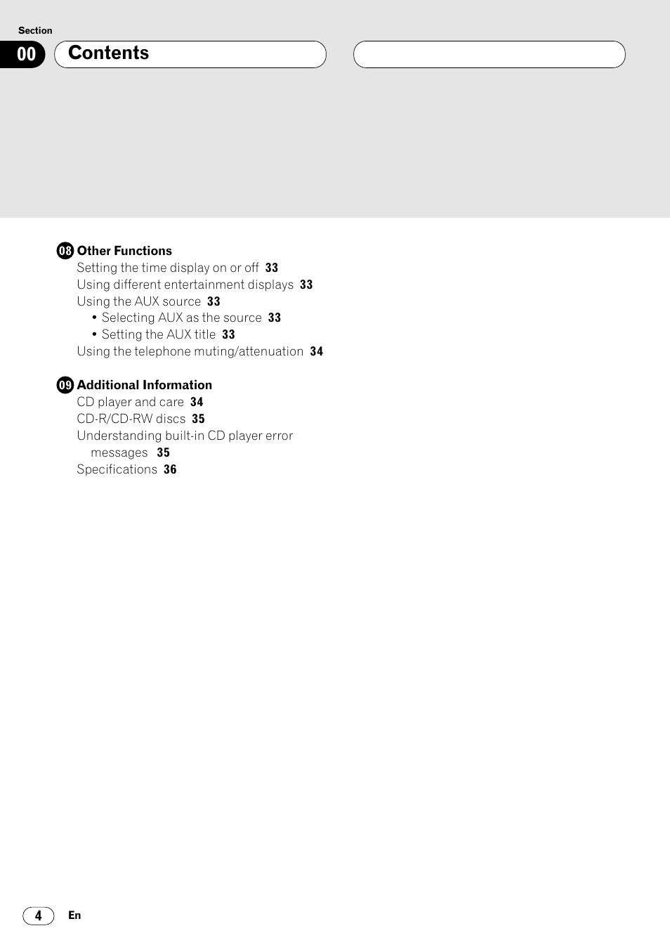 Pioneer DEH-P6450 User Manual | Page 4 / 76