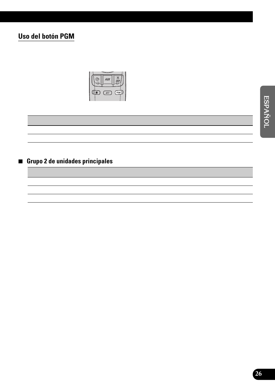 Uso del botón pgm | Pioneer GEX-P900DAB User Manual | Page 55 / 88
