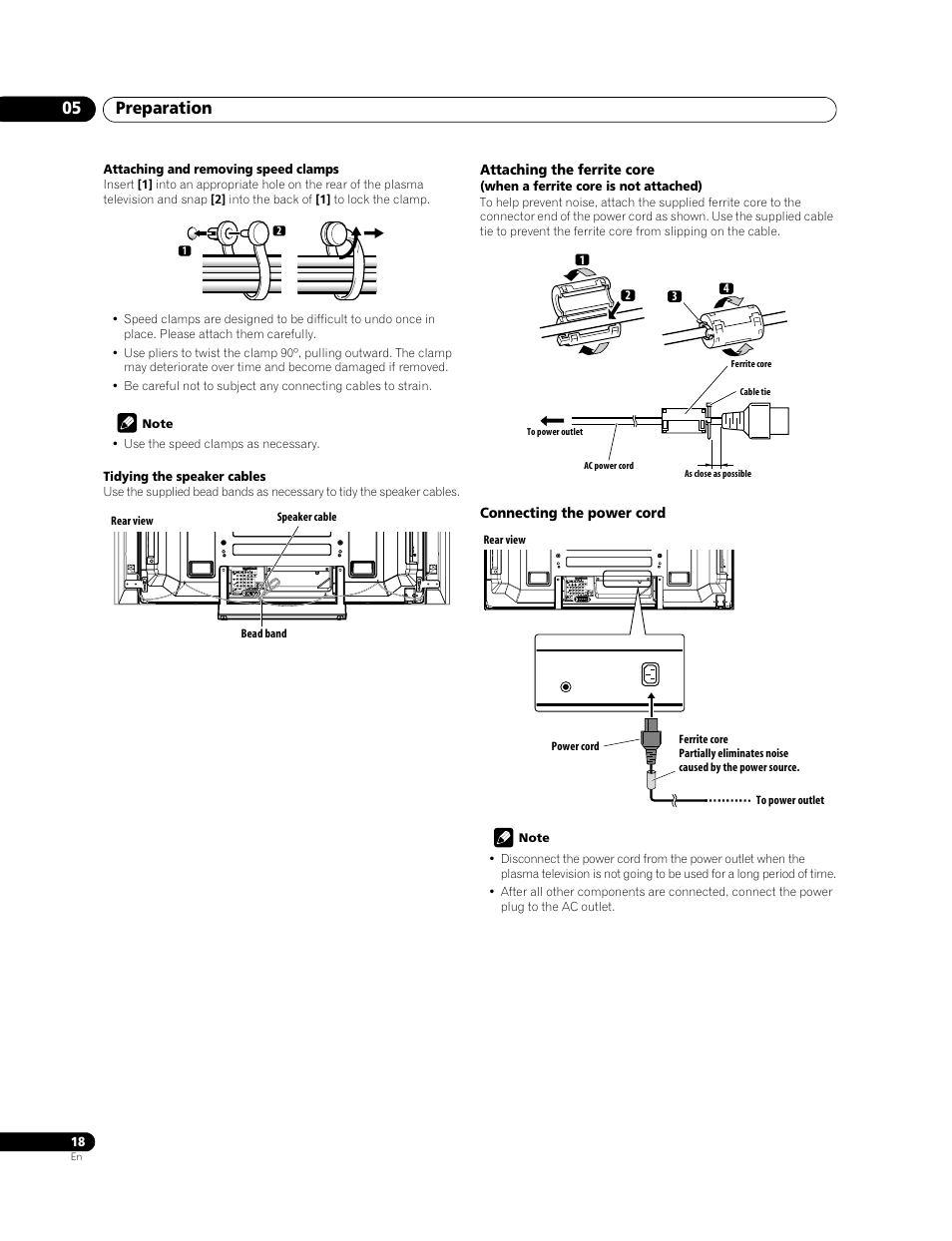 Preparation 05 | Pioneer PDP-LX508G User Manual | Page 18 / 266