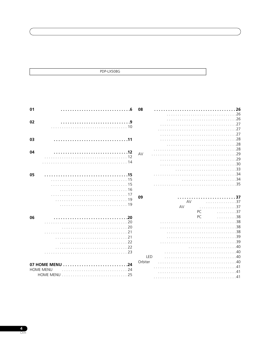 Pioneer PDP-LX508G User Manual | Page 202 / 266