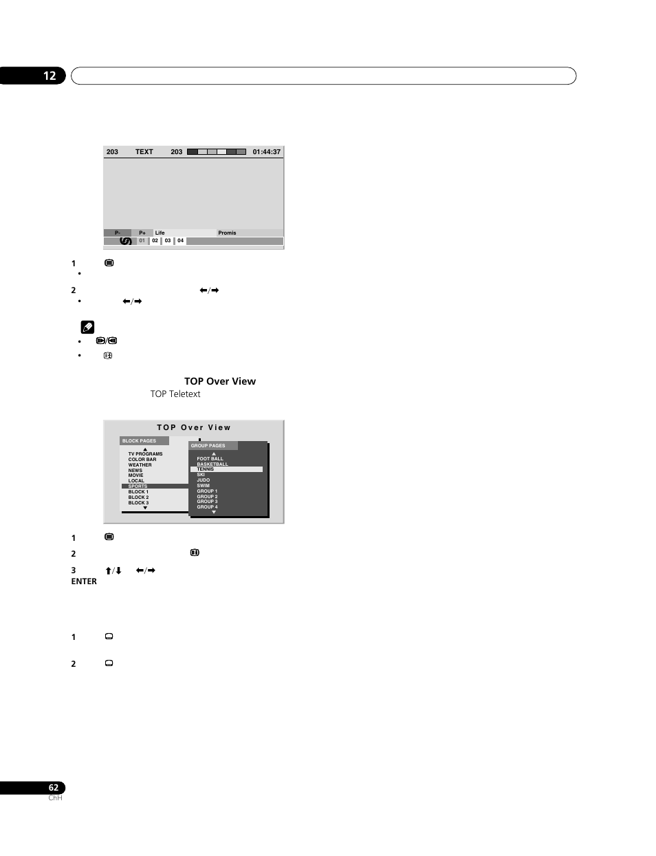Top over view | Pioneer PDP-LX508G User Manual | Page 260 / 266