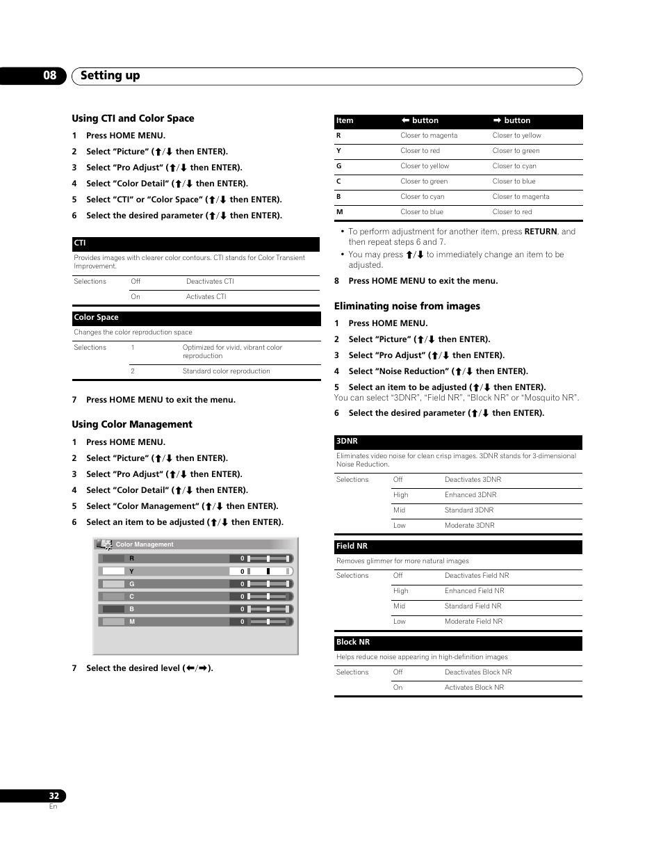 Setting up 08 | Pioneer PDP-LX508G User Manual | Page 32 / 266