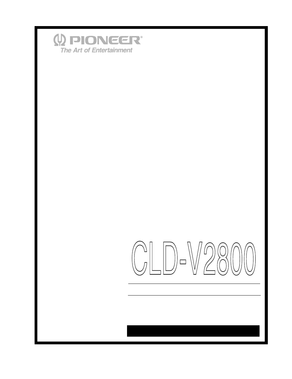 Cld-v2800, Level iii, Laserdisc/compact disc player | Programmer’s reference guide, Pioneer new media technologies, inc | Pioneer CLD-V2800 User Manual | Page 2 / 89