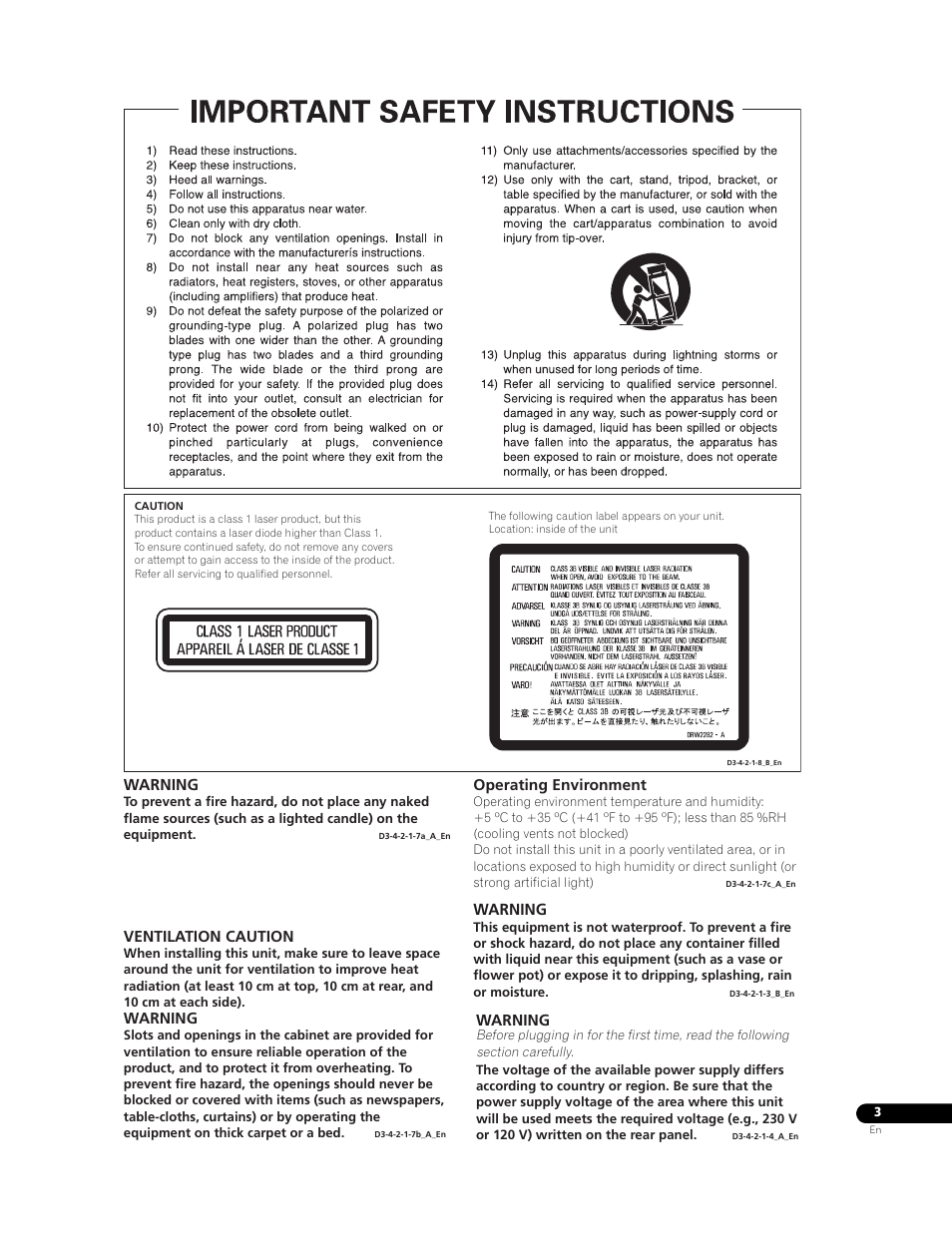 Pioneer Elite BDP-05FD User Manual | Page 3 / 72