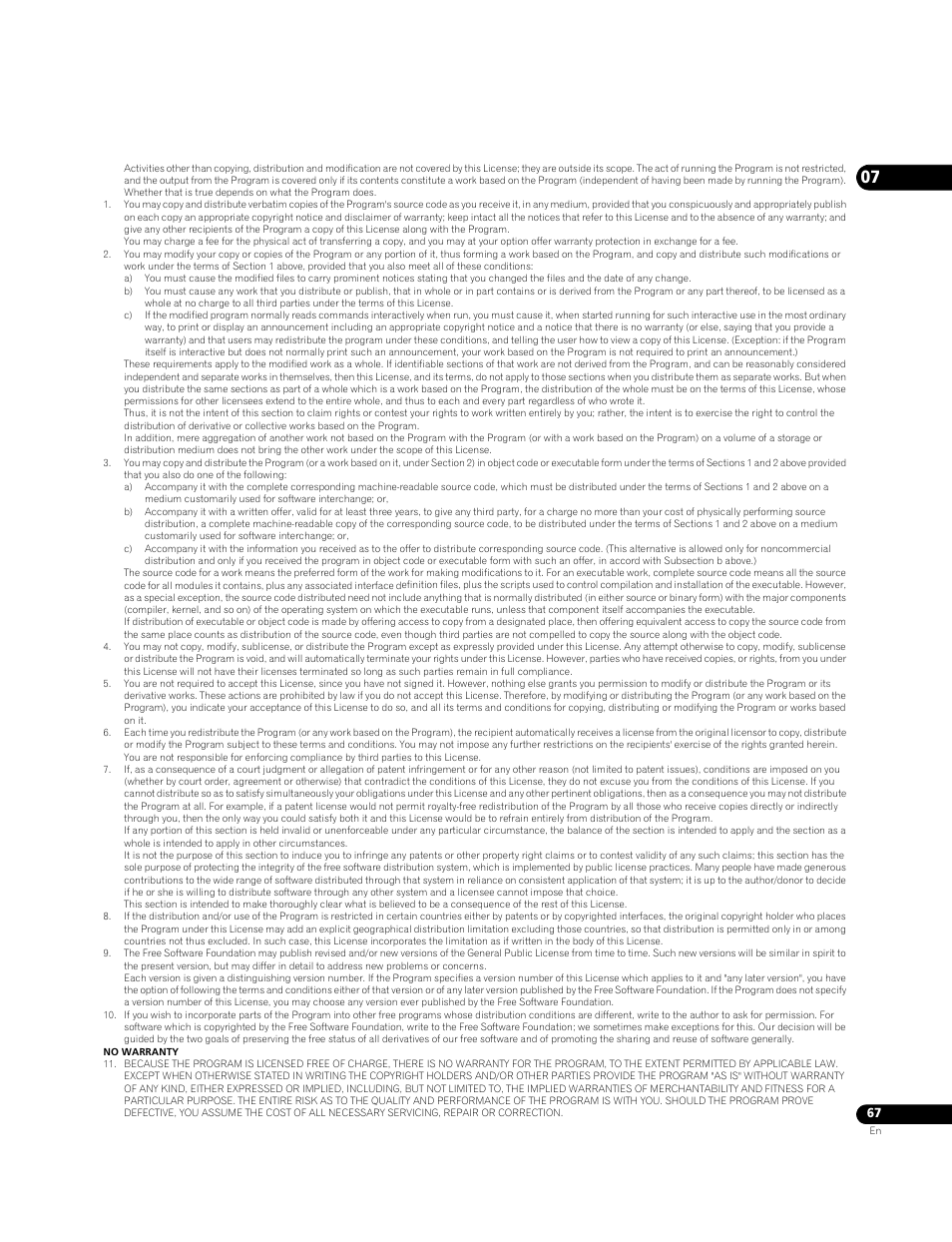 Pioneer Elite BDP-05FD User Manual | Page 67 / 72